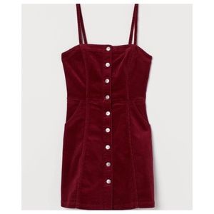 H&M Divided Corduroy Mini Dress